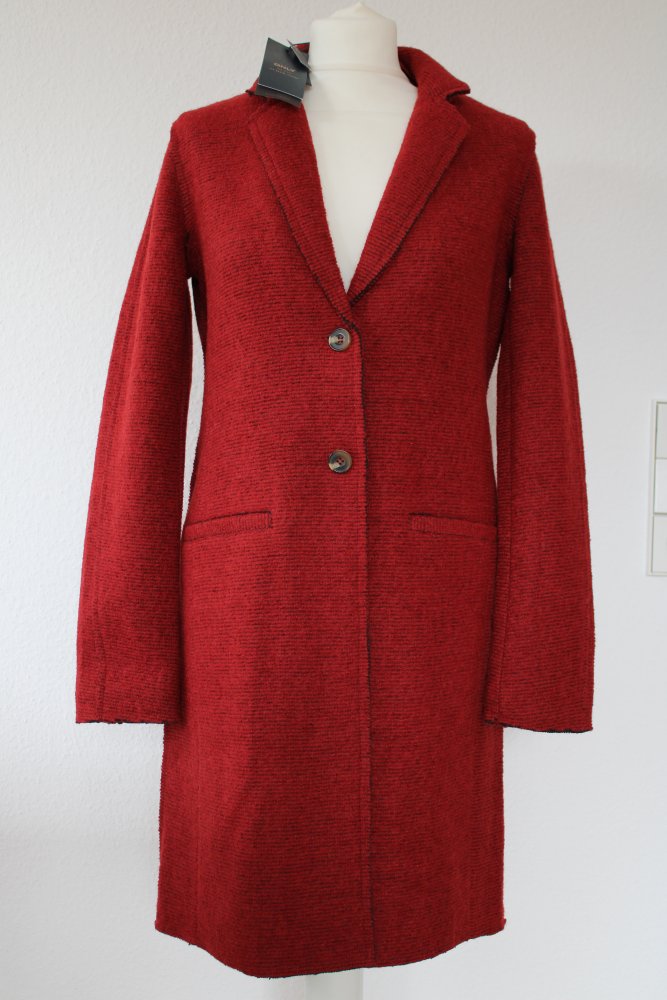 Only dunkelroter Mantel Gr. 36 S elegant chic klassisch zeitlos