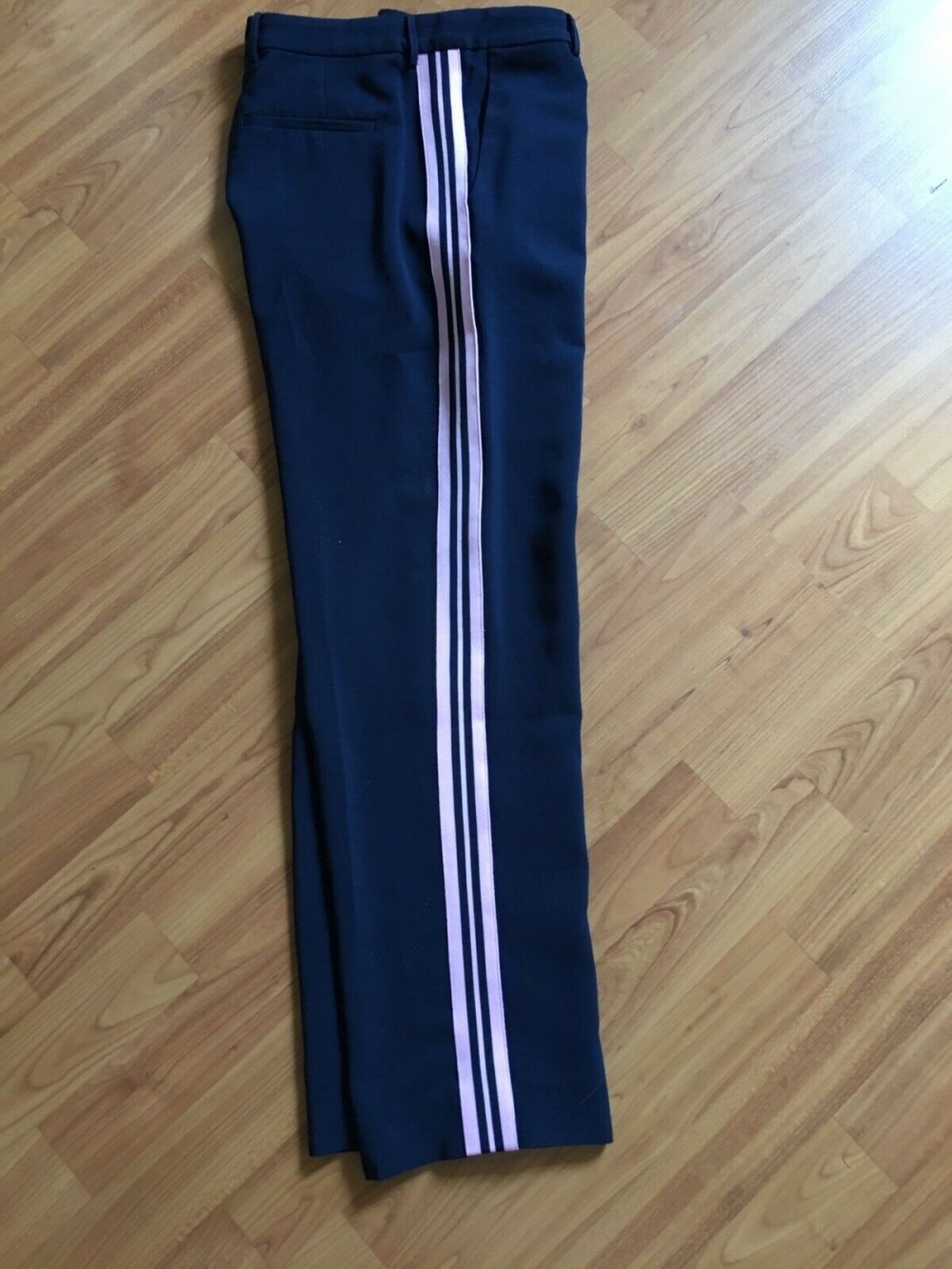 Samsoe Samsoe Hose Gr M Navy Blau Galonstreifen