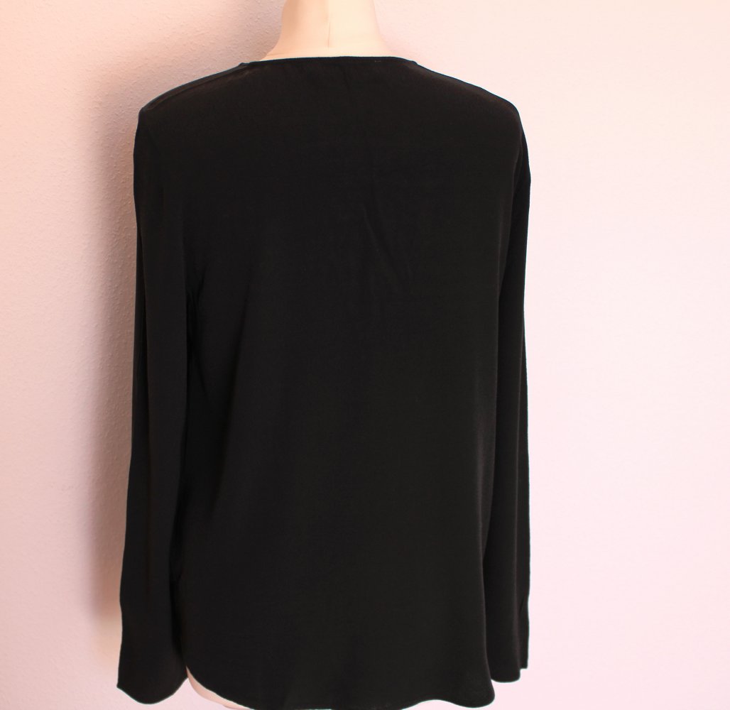 Samsoe Samsoe Viskose Bluse mit Schnürung Gr. 36 S 