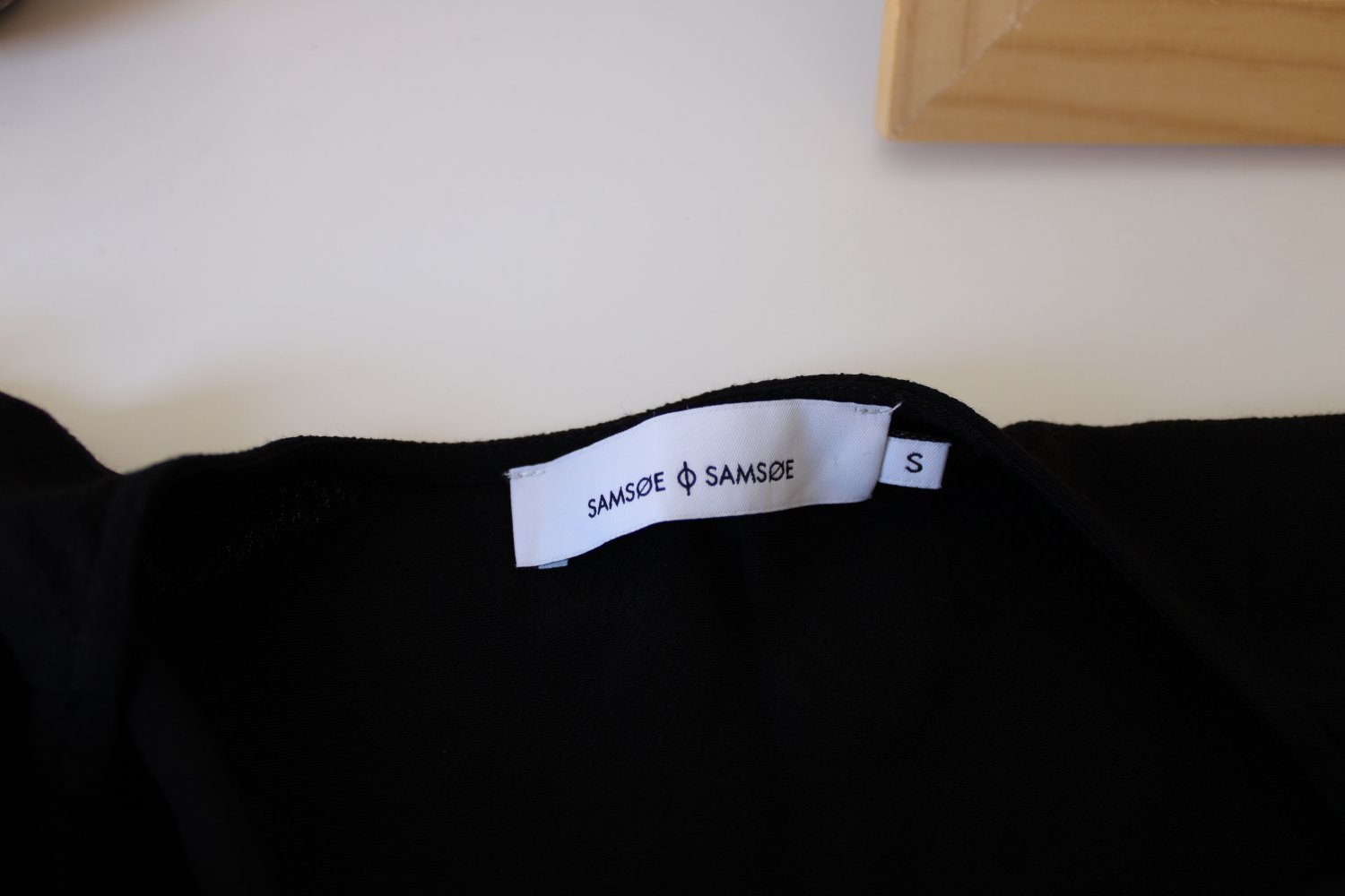 Samsoe Samsoe Viskose Bluse mit Schnürung Gr. 36 S 