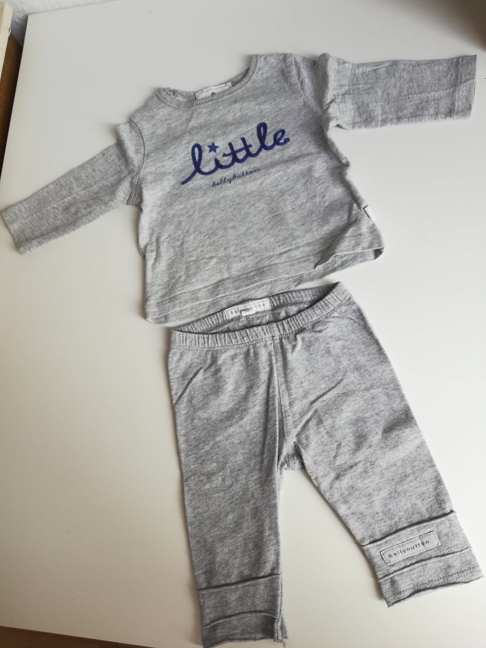 Neues Bellybutton Set grau Bio Öko Gr. 56