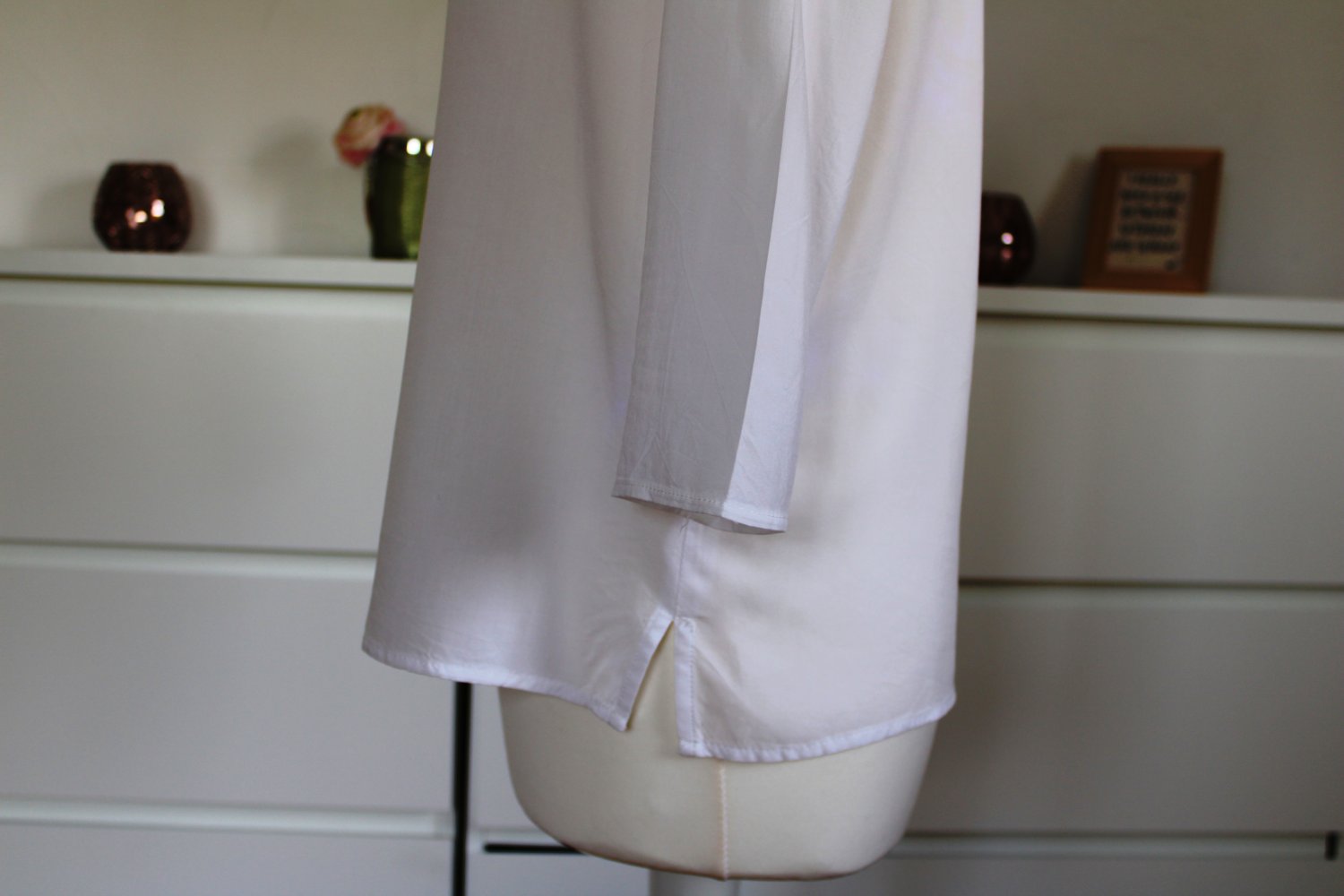 Only Bluse weiß Gr. 34 XS bis 36 S schlicht einfarbig 