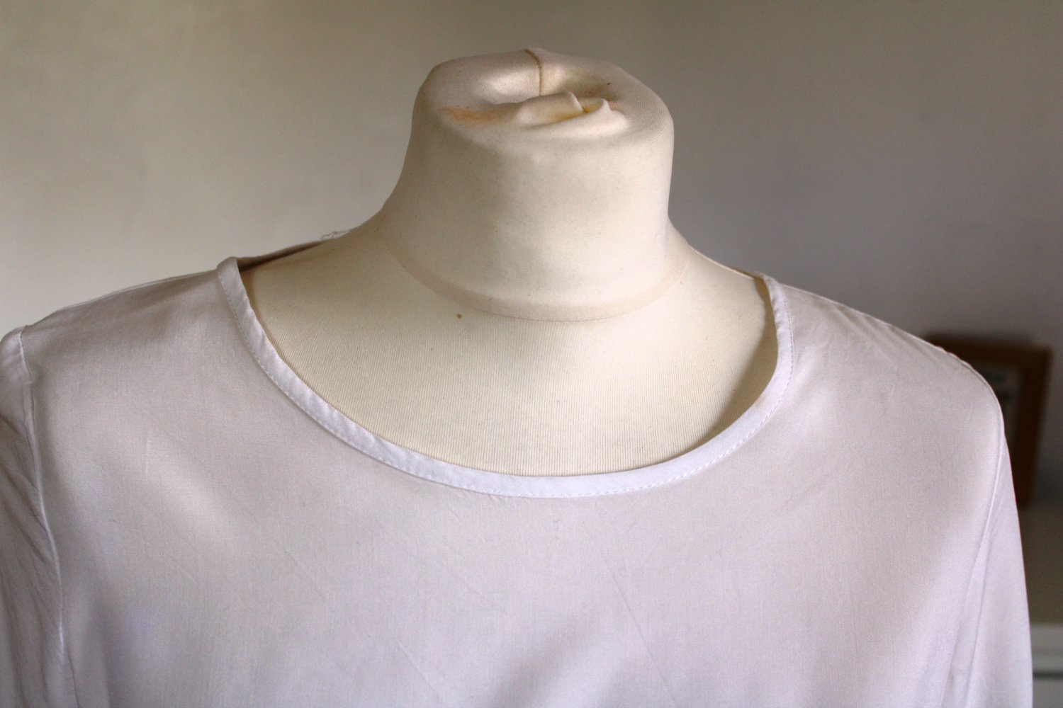 Only Bluse weiß Gr. 34 XS bis 36 S schlicht einfarbig 