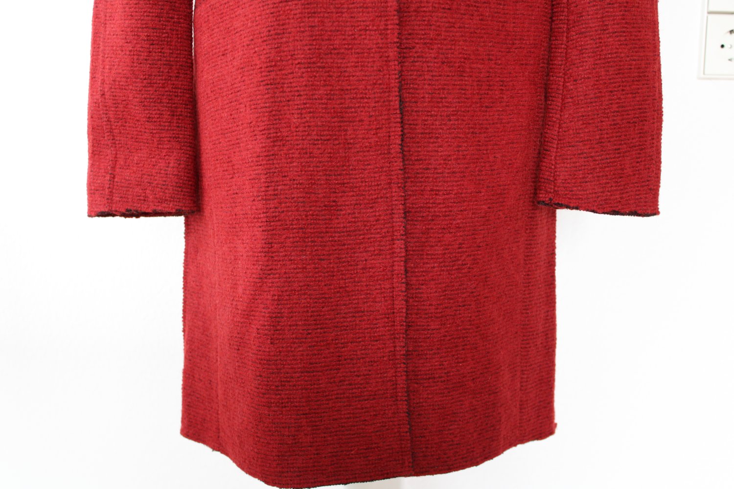 Only dunkelroter Mantel Gr. 36 S elegant chic klassisch zeitlos