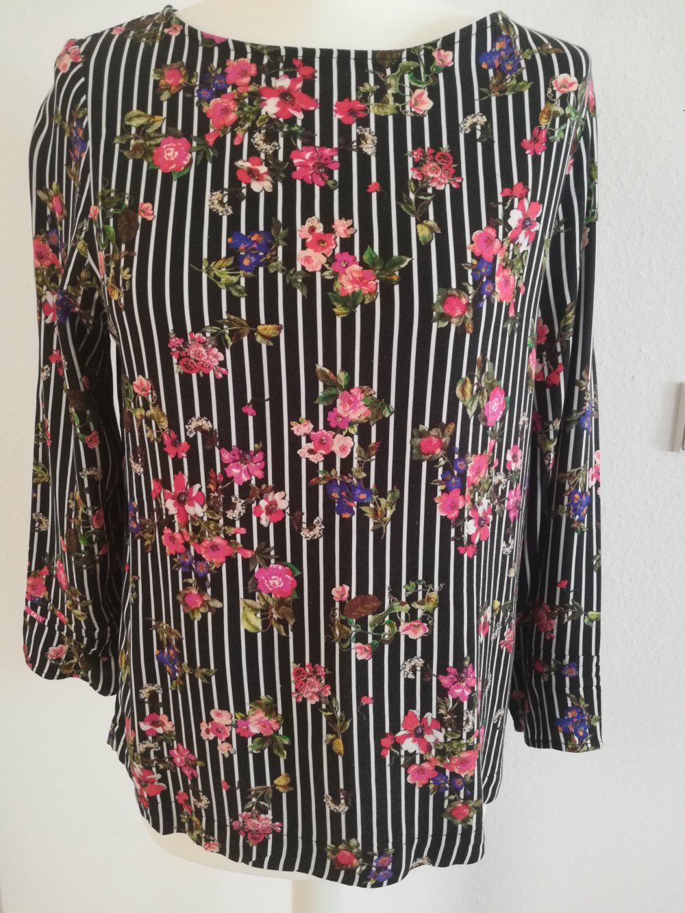 Street One FLORAL Print Bluse Gr. 38