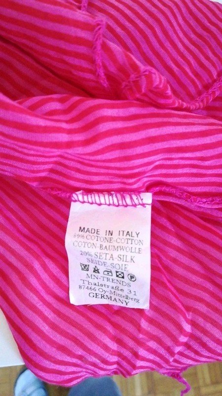 Pinker Baumwollschal dünn Tuch Schal