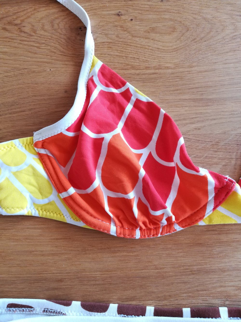 La Perla bunter Bikini braun rot gelb Gr. M L