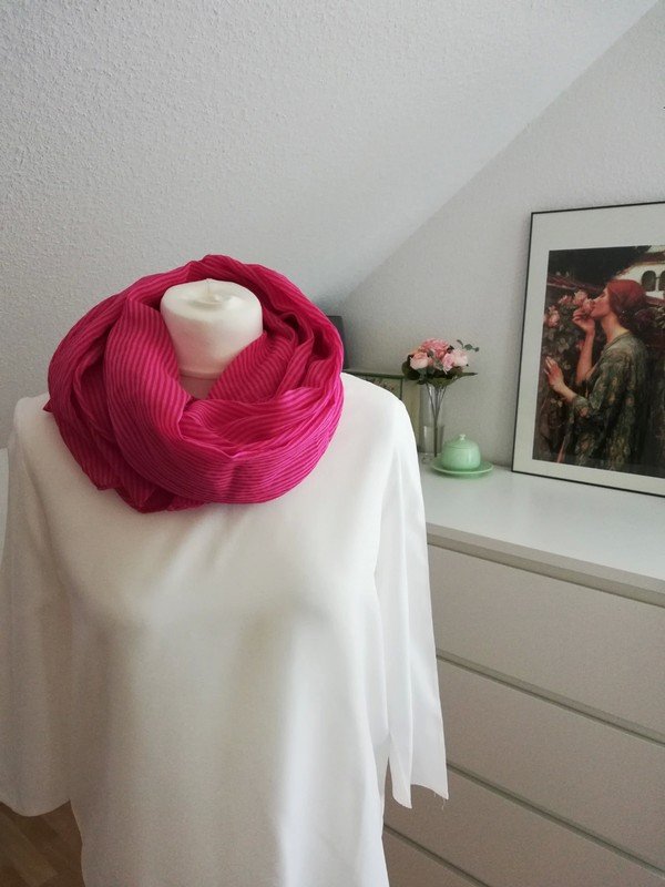 Pinker Baumwollschal dünn Tuch Schal
