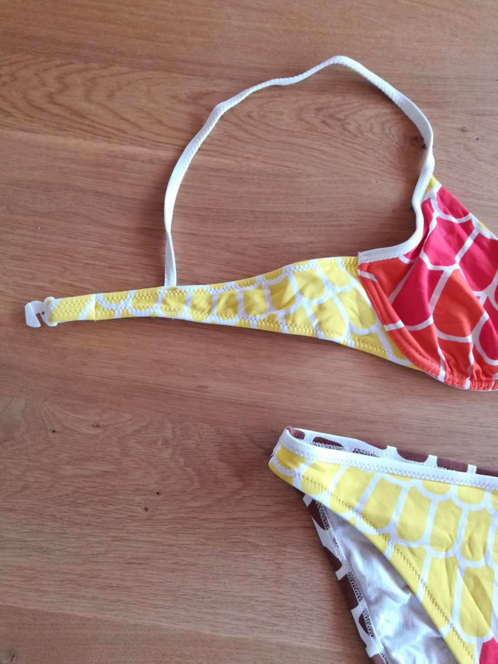 La Perla bunter Bikini braun rot gelb Gr. M L