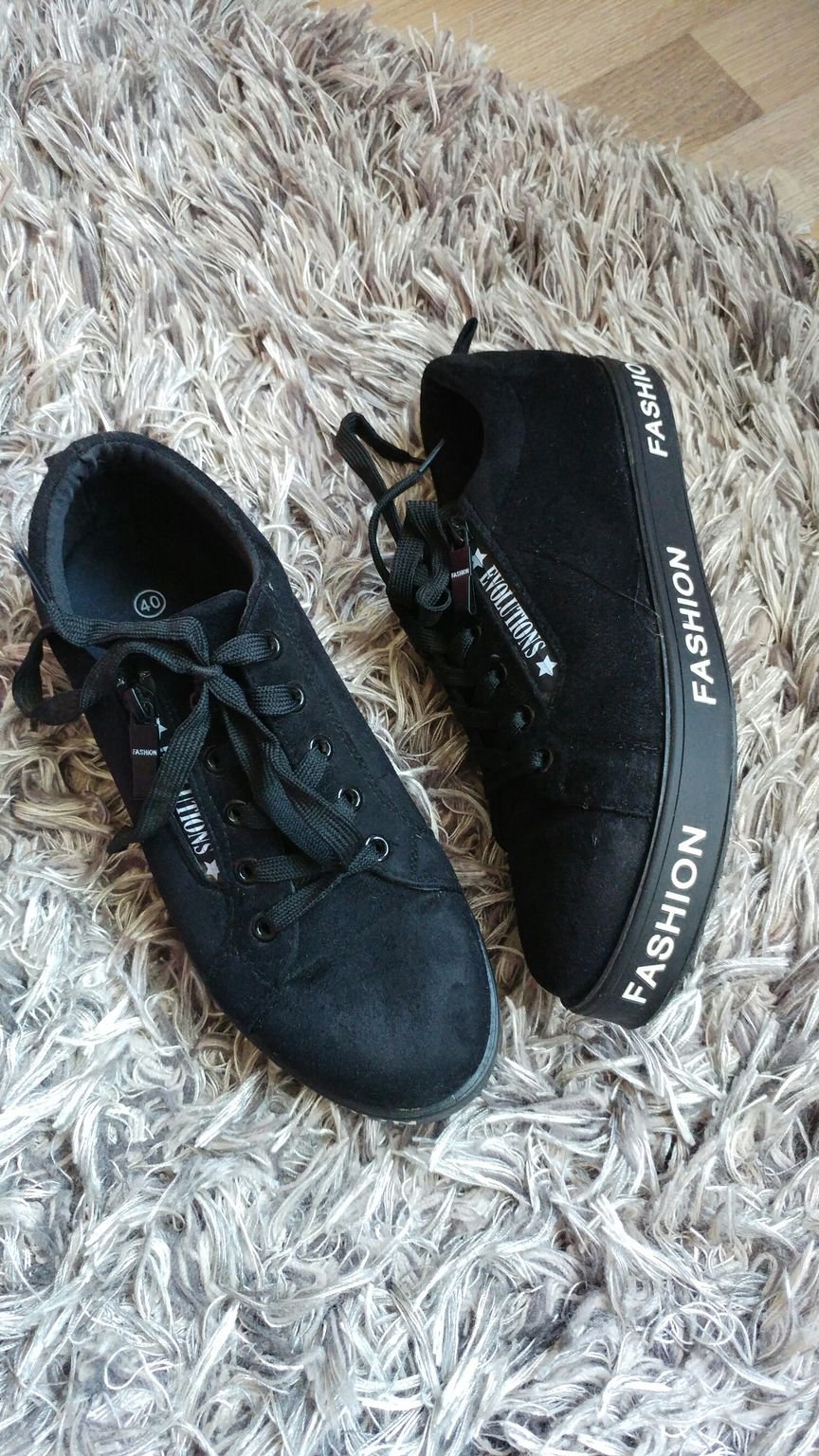 Schöne Sneakers in schwarz Fashion 39