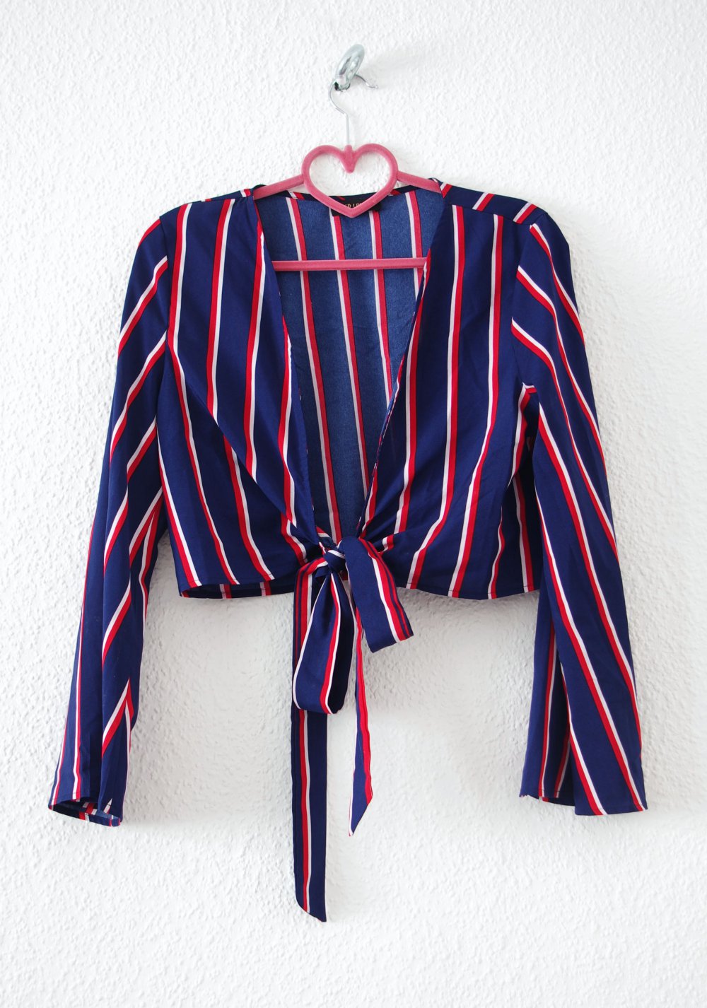 Gestreiftes retro Crop Top Gr. 42 40 38 L M Bluse ASOS Technobarbie y2k 