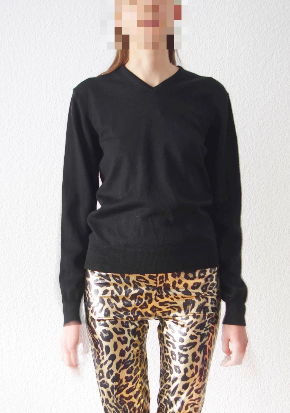 Superweicher Bomber Pullover Gr. M S schwarz Merino elegant Technobarbie Festival y2k 90er