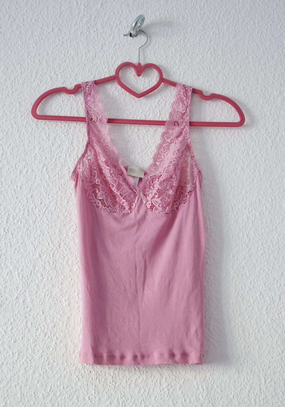 Zartes Camitop Hanro Gr. XS S Pinup retro Spitze semitransparent Technoelfe Datenight Lingerie