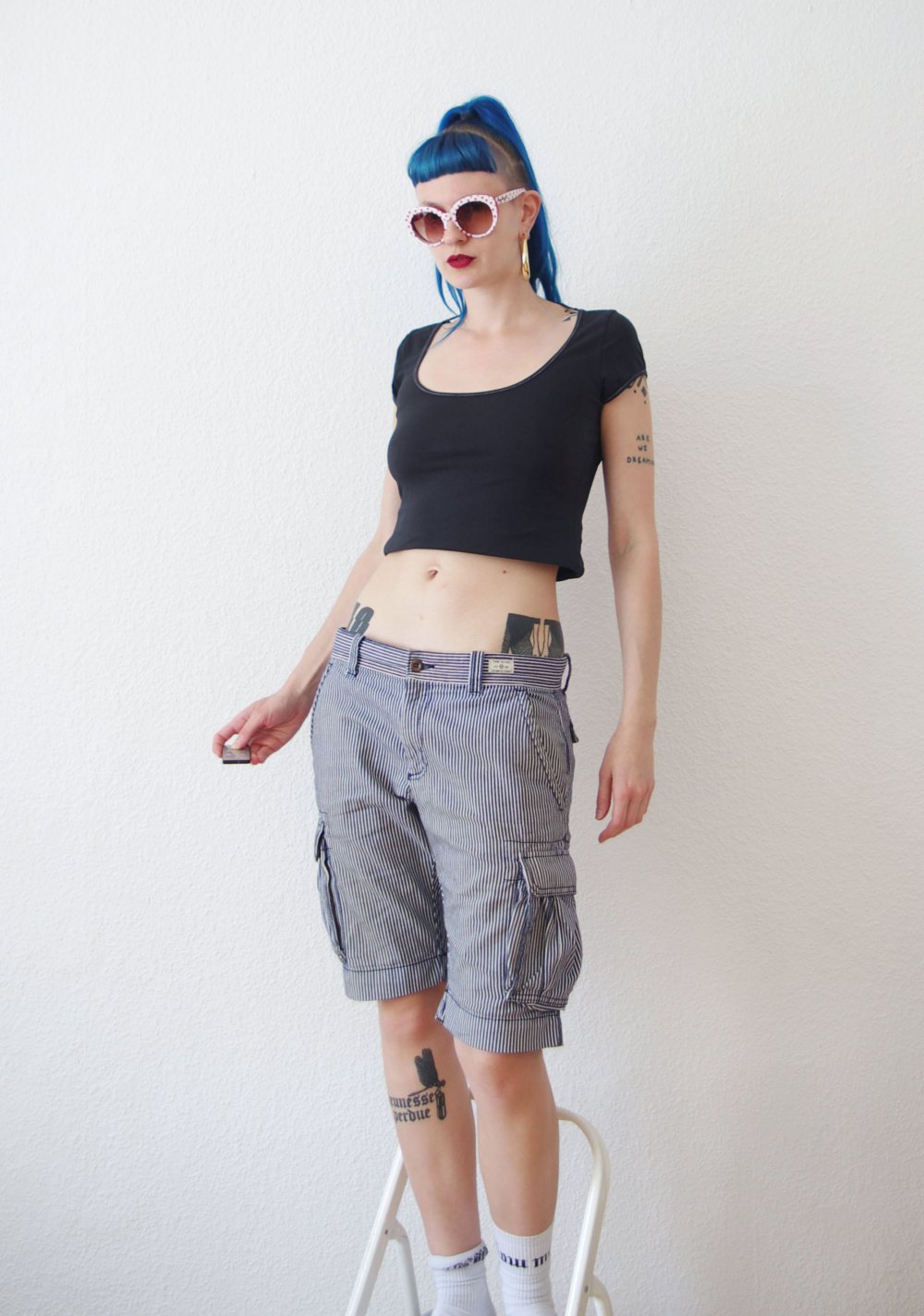 Sommerliches Top Gr. 38 M Rückenausschnitt Festival Rave y2k Technoelfe