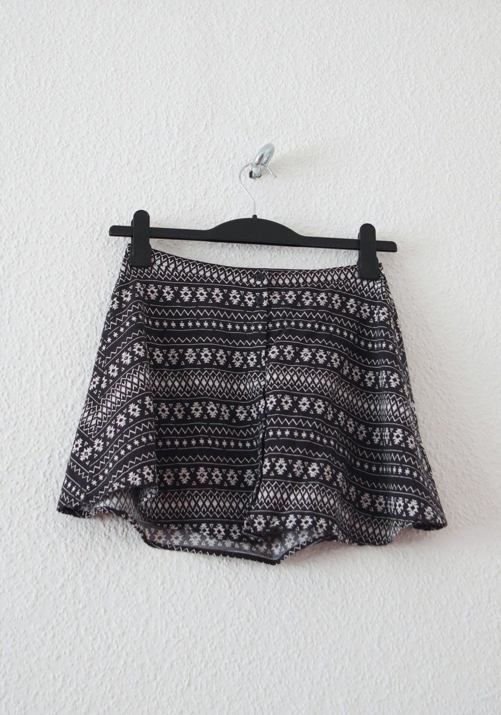 Gemusterter highwaist Minirock Gr. 36 S Technoelfe Pinup retro Schoolgirl y2k