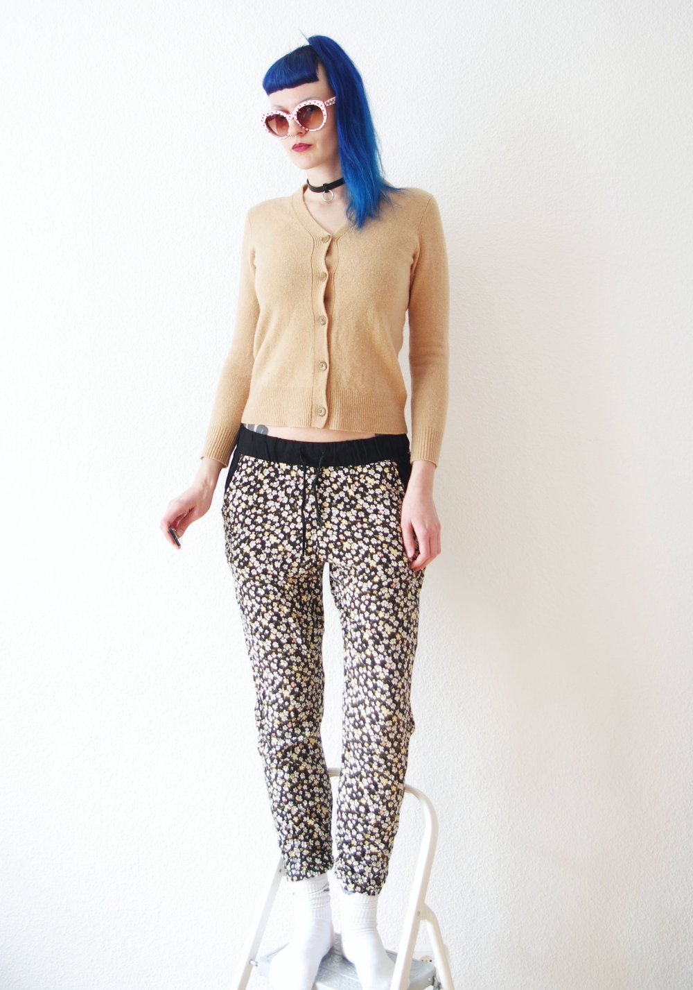 Lockere Chillpants Jogger Gr. 38 40 Festival Technoelfe Goa Capsule y2k Print