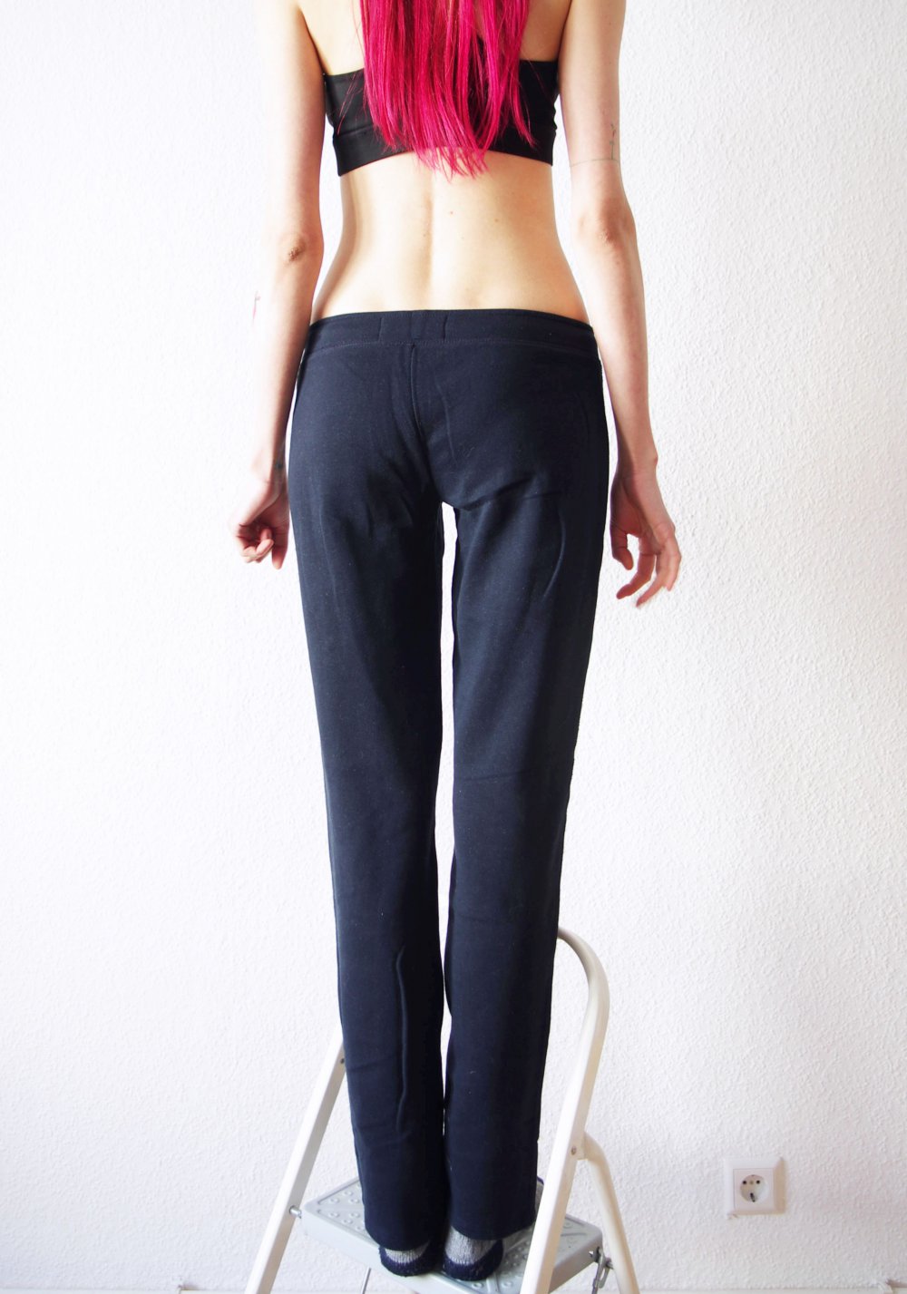 Lockere Joggingshose Hollister Gr. S 36 38 Chillpants Festival Technobarbie neon y2k