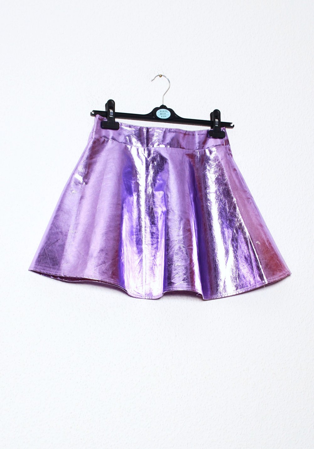 Shiny metallic Lackrock Gr. S 36 38 Lack Rehab Dollskill Festival Technobarbie y2k bratz