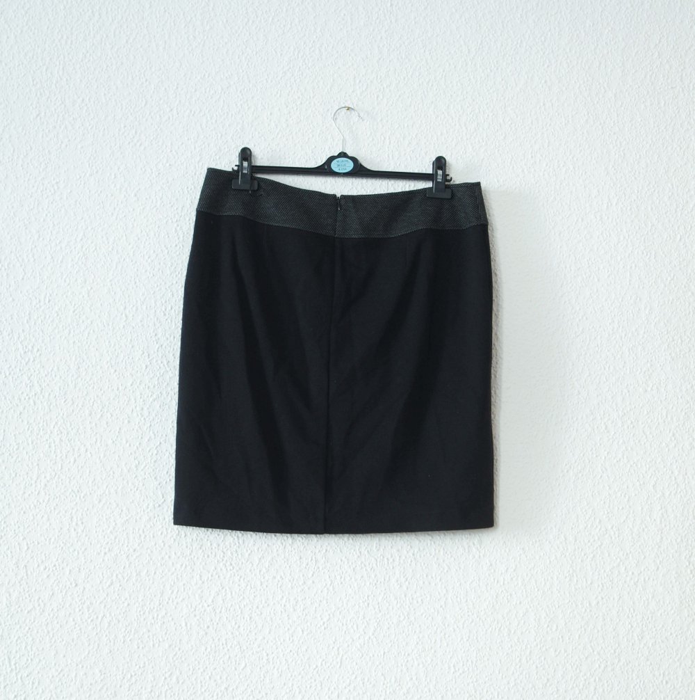 Schöner schwarz grauer Betty Barclay Pencilskirt Gr. 44 46 L XL Bleistiftrock