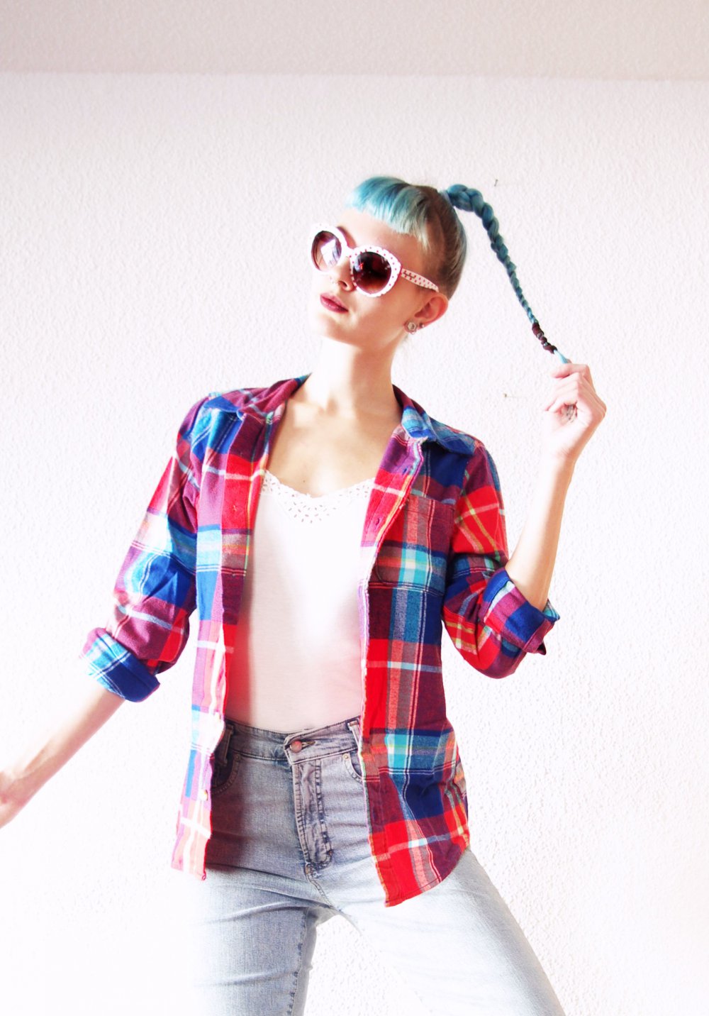 Kuscheliges Holzfällerhemd Gr. S M kariert boyfriend Style Festival Flanell 