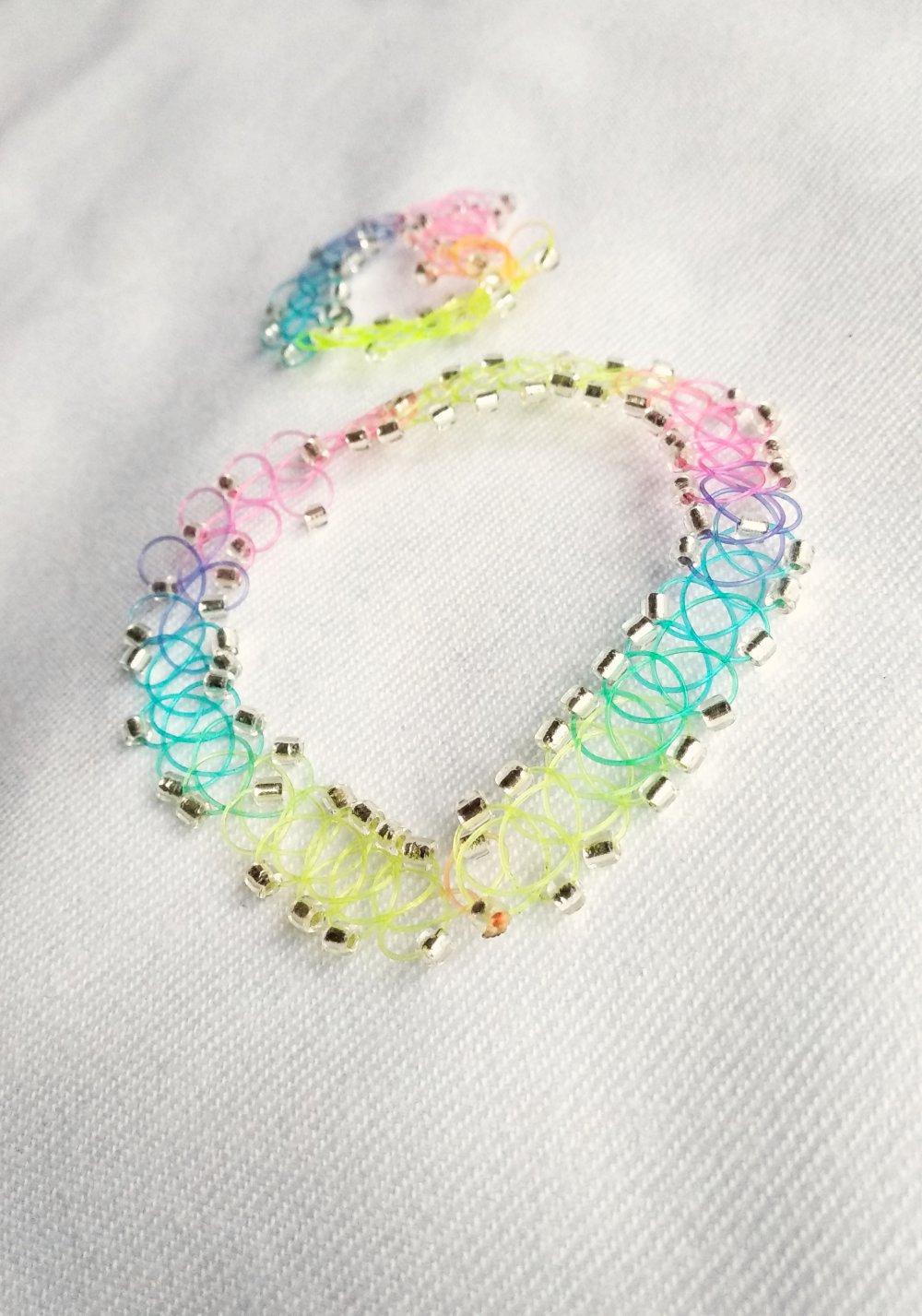 Nasty Gal Rainbow Tattoo Choker Set Hippie Festival Pride Dollskill Regenbogen Techno