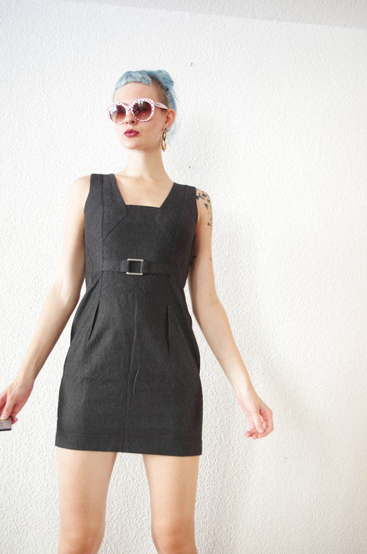 Elegantes retro Etuikleid Gr. 38 40 NEXT Business Moneypenny Pinup ärmellos