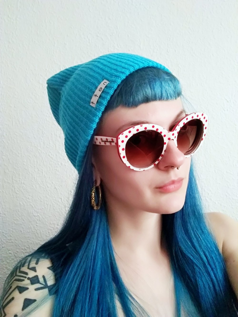 Kuscheliges neff Beanie türkis unisex Strickmütze Winter Skater Streetwear