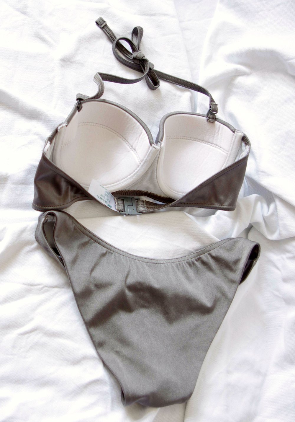 Shiny Pinup retro Bikini Gr. M 38 70C Balconette ASOS y2k bratz 60er high leg cut