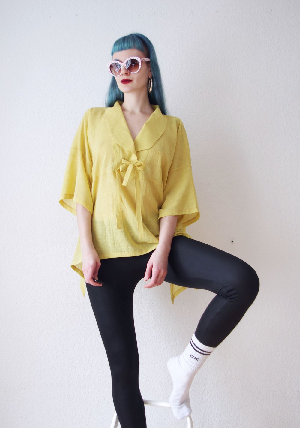 Elfenhafte oversized Tunika Gr. L onesize GOA Sailor Festival Hippie retro Pinup