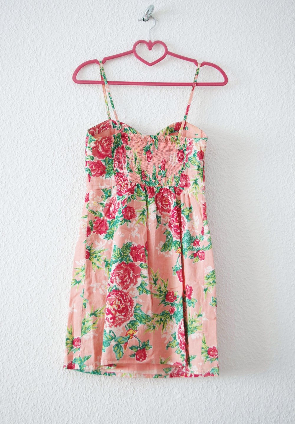 Zartes retro Camikleid Gr. 34 36 XS S Strand Blumen Technopinup Print Elfe