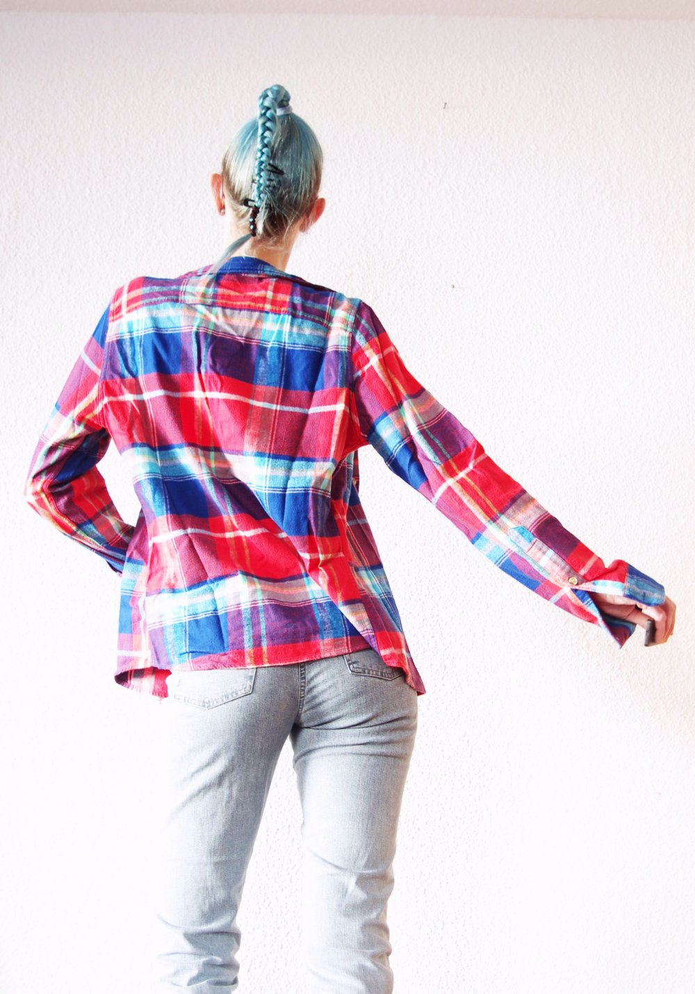 Kuscheliges Holzfällerhemd Gr. S M kariert boyfriend Style Festival Flanell 