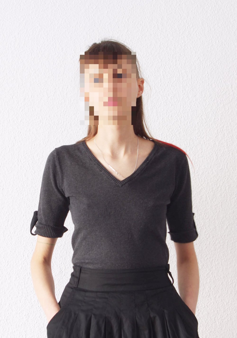 Süßes gestricktes Kurzarmshirt Gr. S M 36 38 Supré retro Pinup Lolita