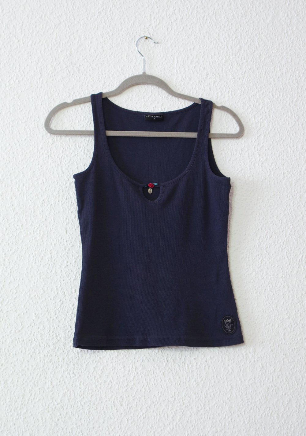 Feinripp Cutout Tanktop Gr. S 36 38 Technobarbie Vive Maria bratz Lolita y2k