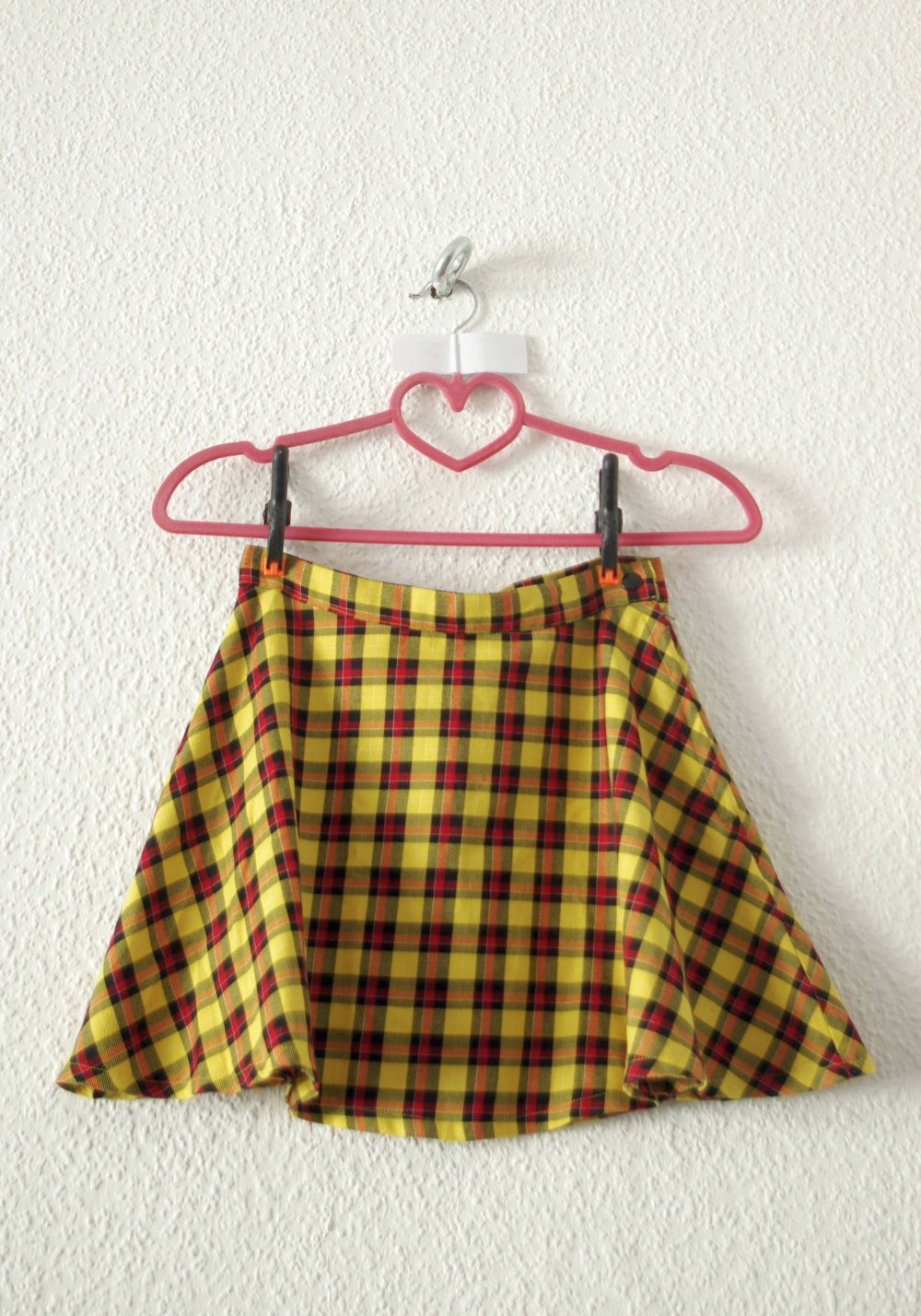 Kurzer highwaist American Apparel Skaterrock Gr. S kariert Festival y2k 90er circle skirt