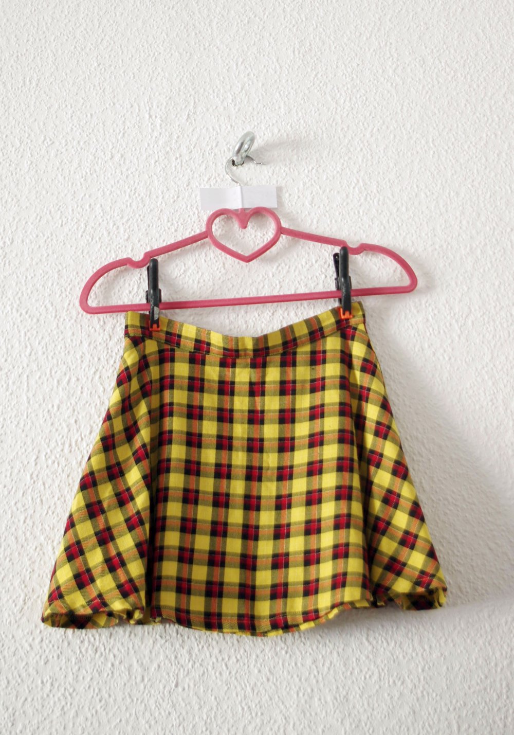 Kurzer highwaist American Apparel Skaterrock Gr. S kariert Festival y2k 90er circle skirt