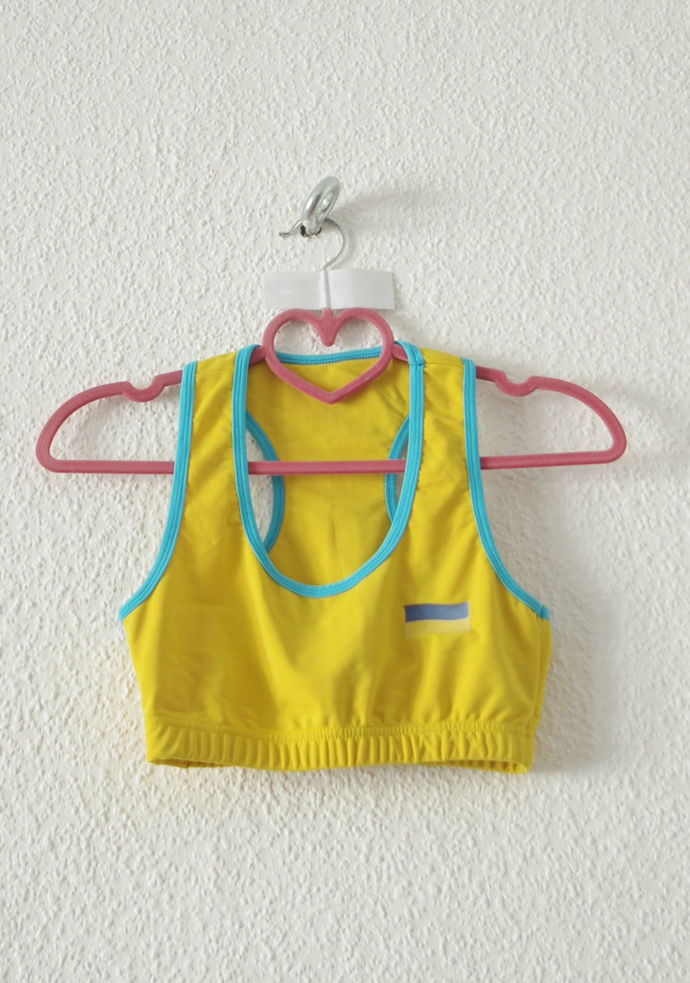 Sonniges Crop Top Gr. XS S M Sommer Rave Festival Technobarbie Bikinitop