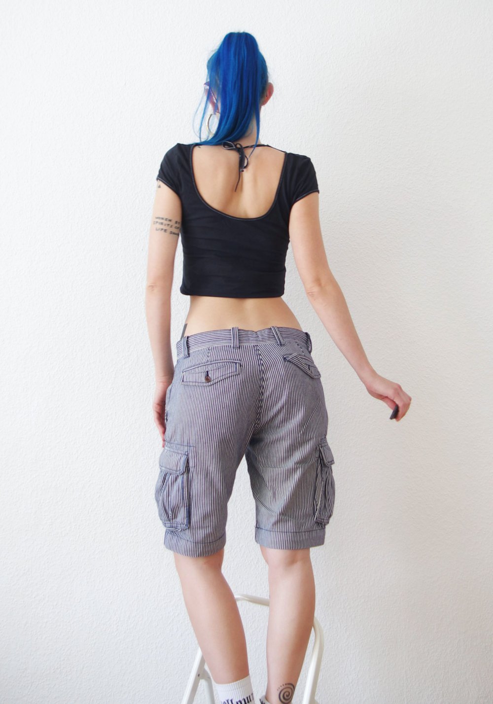 Sommerliches Top Gr. 38 M Rückenausschnitt Festival Rave y2k Technoelfe