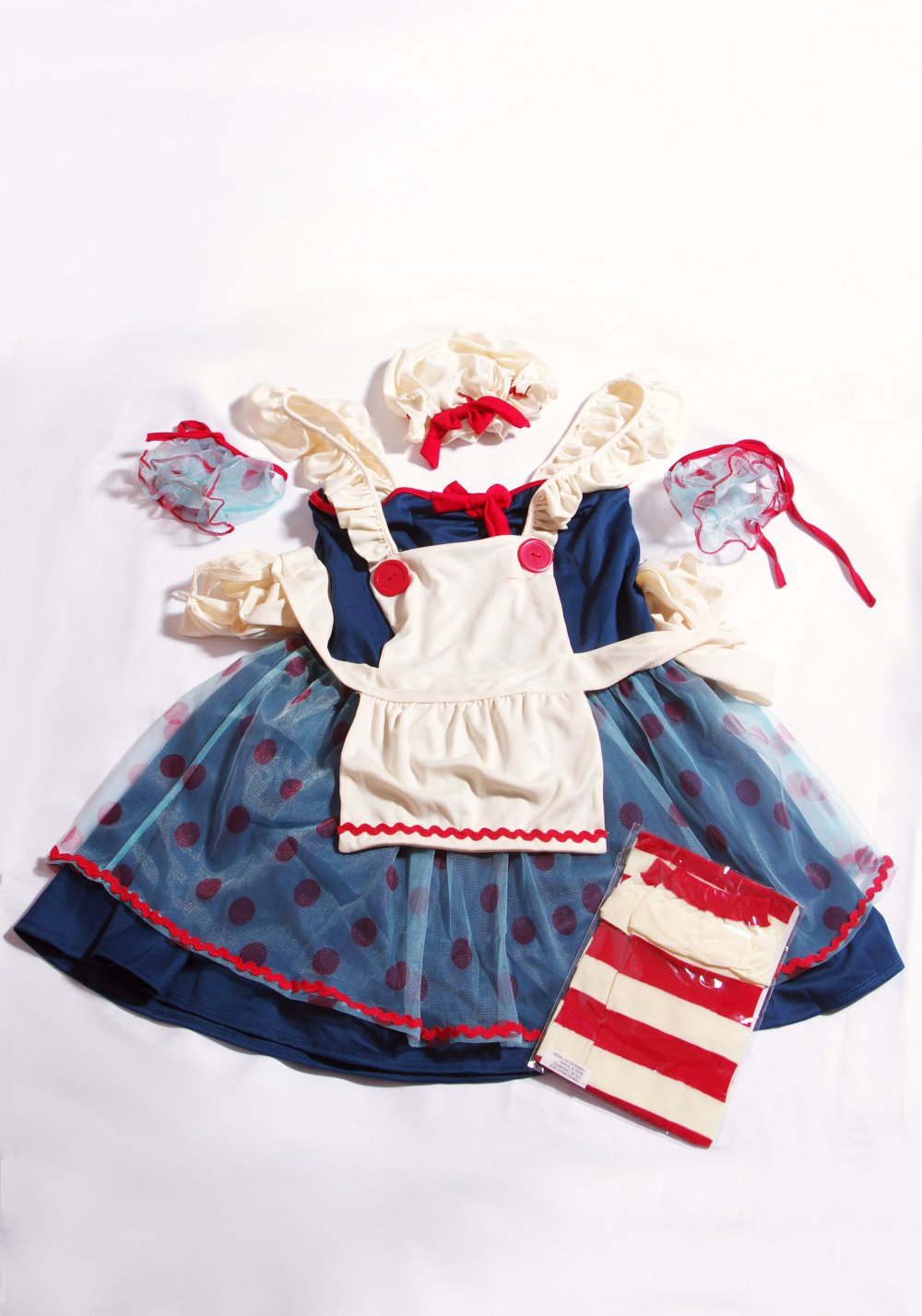 Süßes Kostüm Doll Kleid Gr. XS S 36 38 Schneewittchen Pipi Langstrumpf Karneval