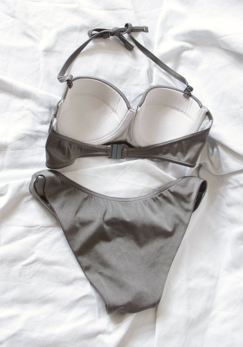 Shiny Pinup retro Bikini Gr. M 38 70C Balconette ASOS y2k bratz 60er high leg cut