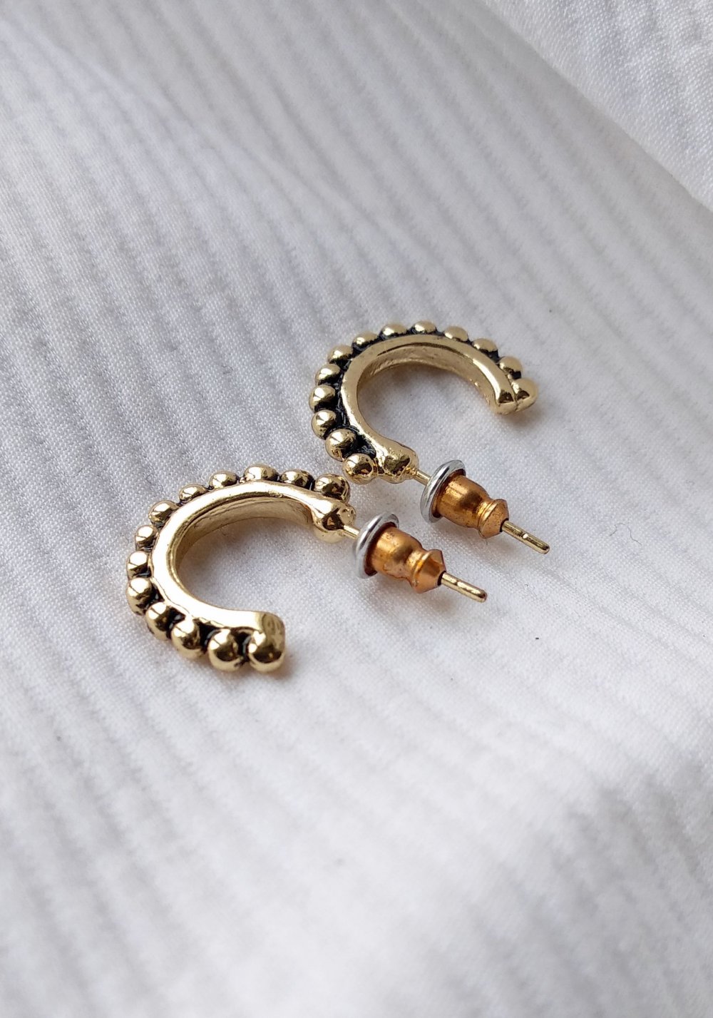 Zarte Ornament Ohrringe Hoops Stecker goa tribal goth Technoshaman retro ritual witchy tarot