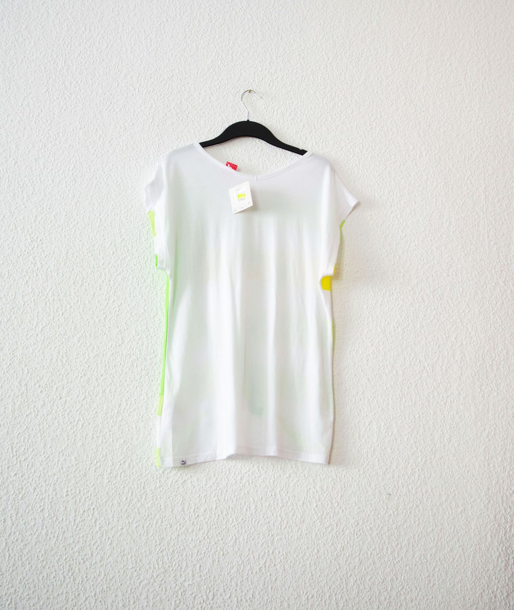 Lässiges Puma Printshirt Gr. 36 38 S M offshoulder oversized Dollskill