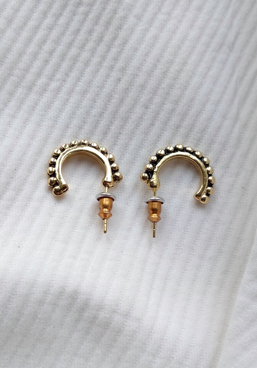 Zarte Ornament Ohrringe Hoops Stecker goa tribal goth Technoshaman retro ritual witchy tarot