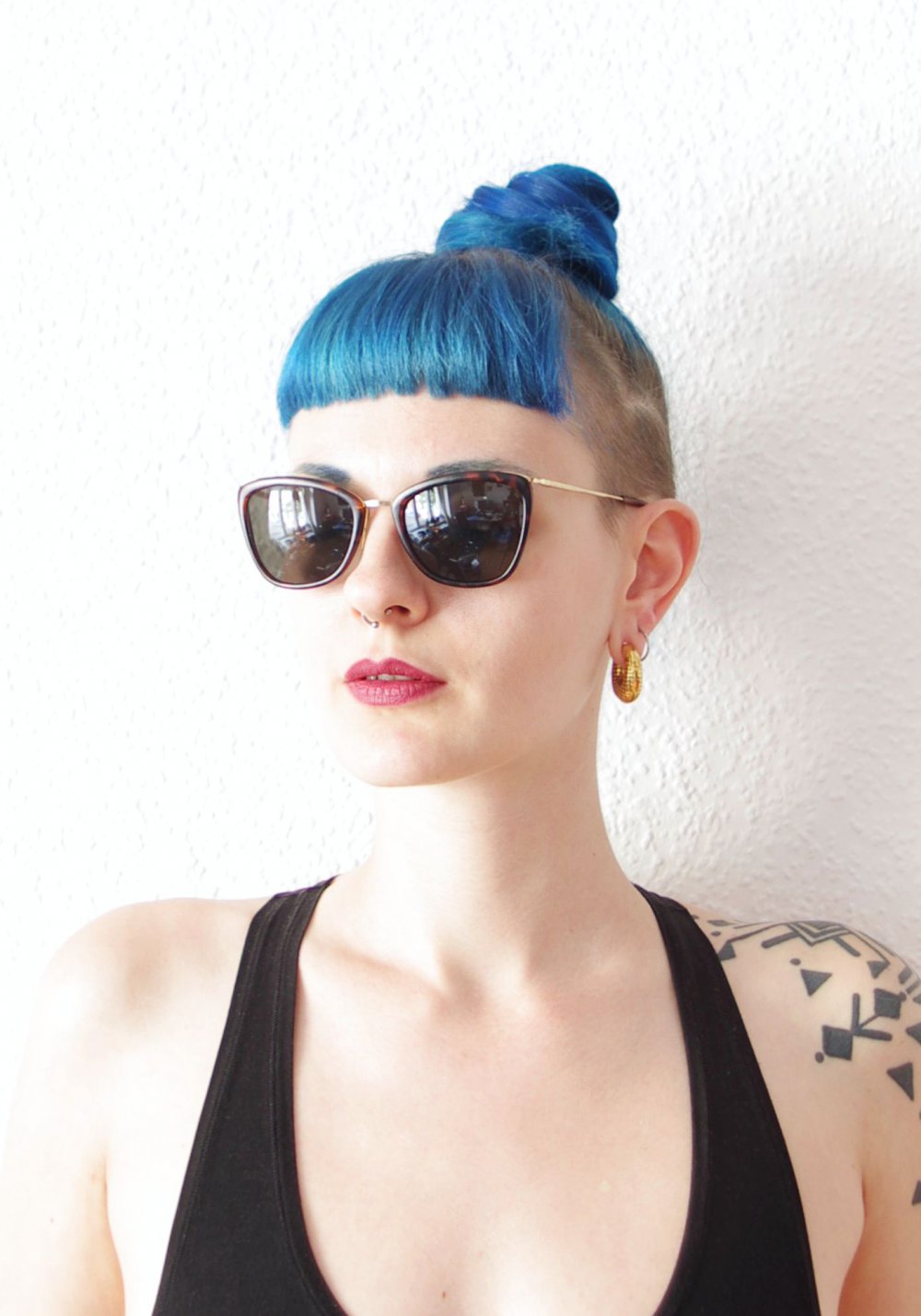 7er Set retro Sonnenbrillen vintage Pinup Rave Festival bratz y2k schwarz