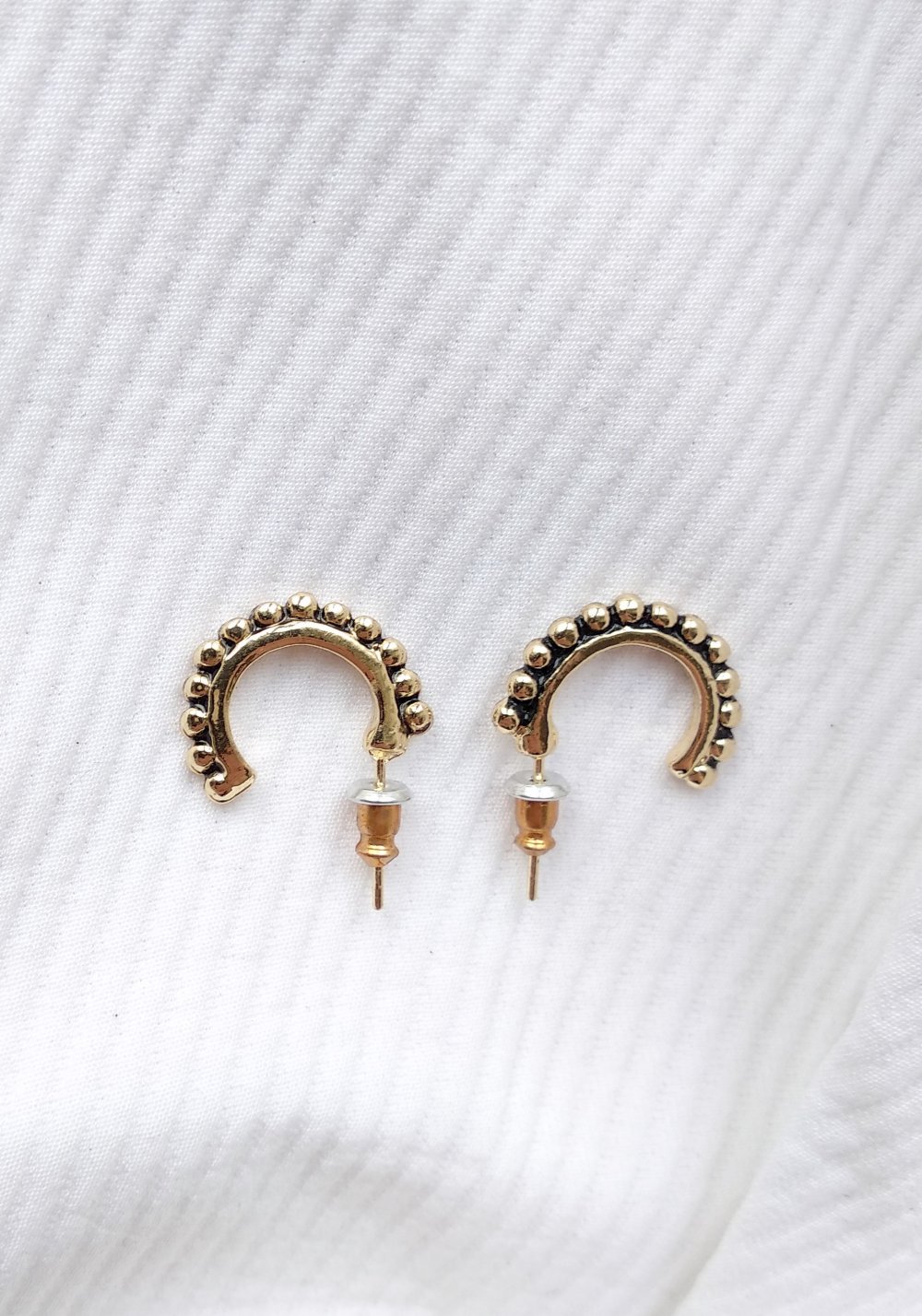 Zarte Ornament Ohrringe Hoops Stecker goa tribal goth Technoshaman retro ritual witchy tarot