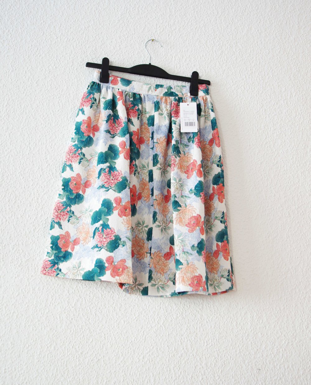 Zauberhafter Mint&Berry Rock Gr. 36 38 S A-Linie retro Blumenprint Tellerrock