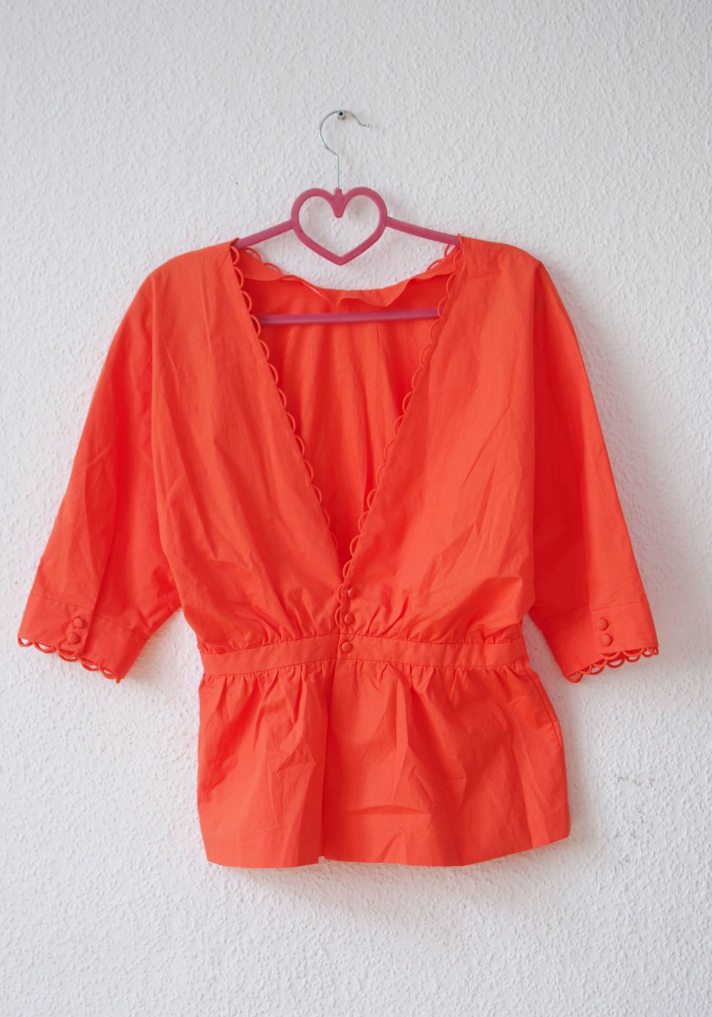 Knallige retro Bluse Gr. 38 M Tunika Sailor Festival Hippie Pinup Fledermausärmel