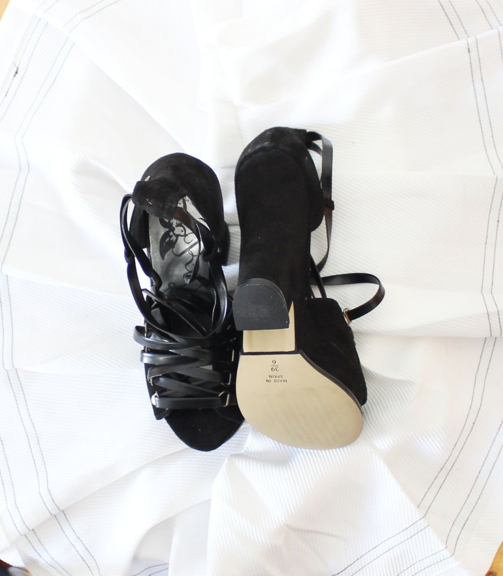 Seltene Red or Dead Plateau Wedge High Heels Gr. 39 schwarz BNWB brandneu Dollskill