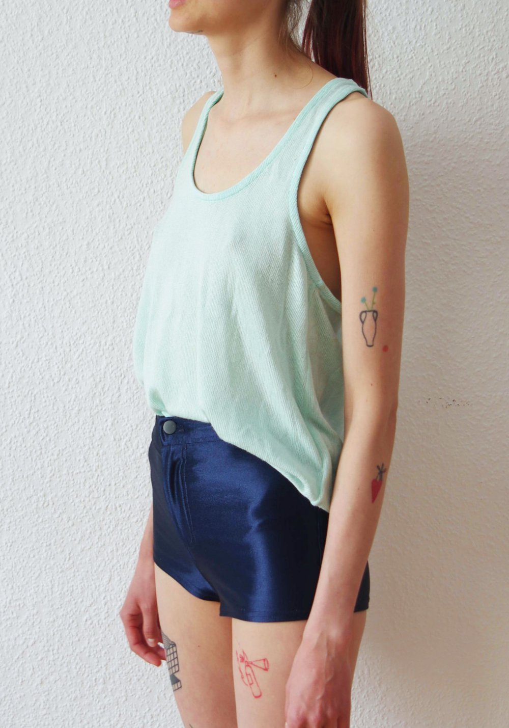 Weiches Racerback Track Top Gr. S 36 38 Zara Yoga Rave Fitness Technobarbie Festival