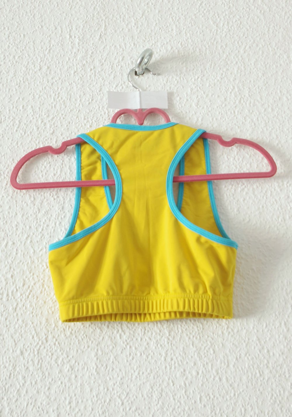 Sonniges Crop Top Gr. XS S M Sommer Rave Festival Technobarbie Bikinitop