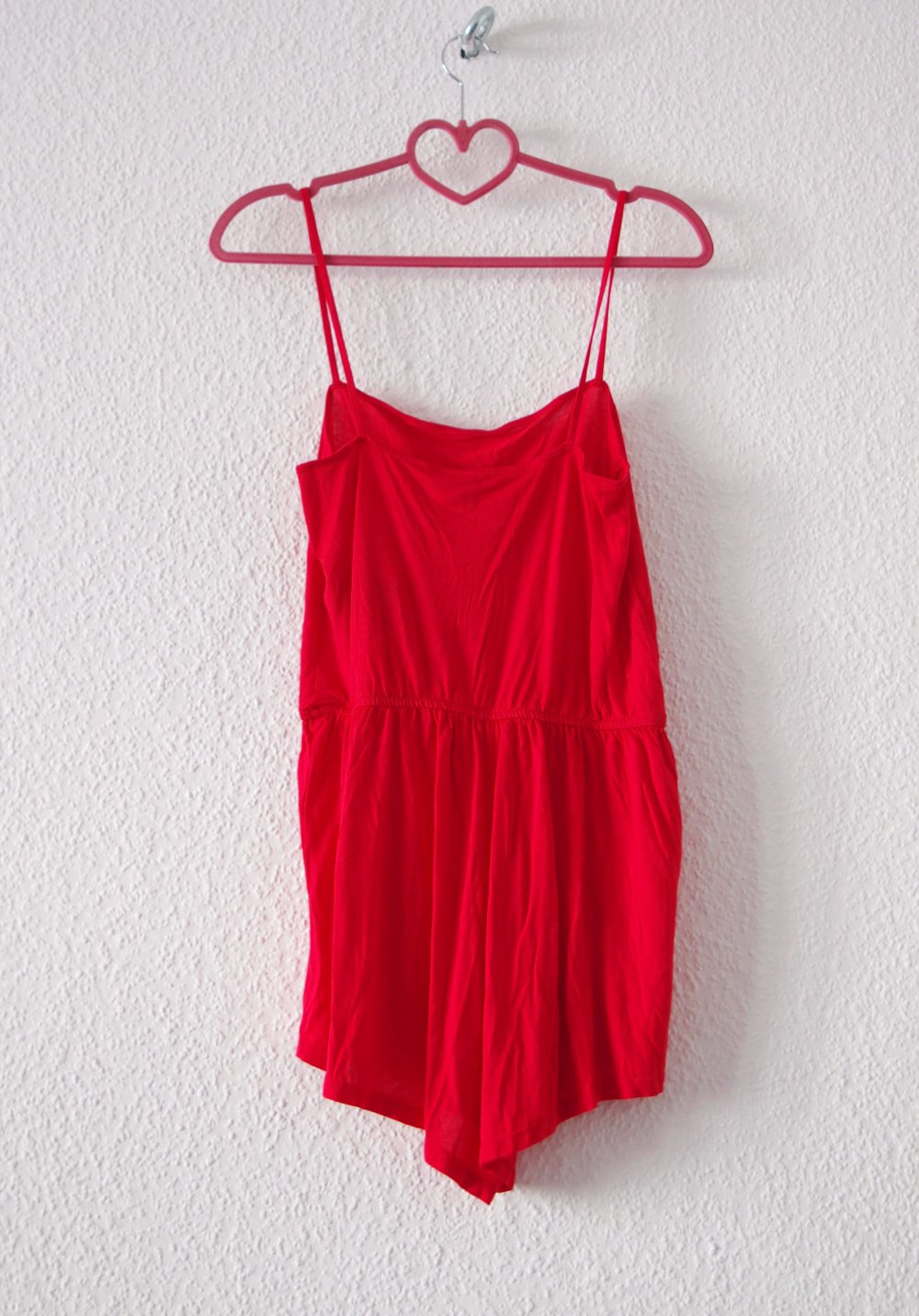 Lockerer Jumpsuit Gr. S 36 Technoelfe Rave knallrot Festival Onesie Hippie